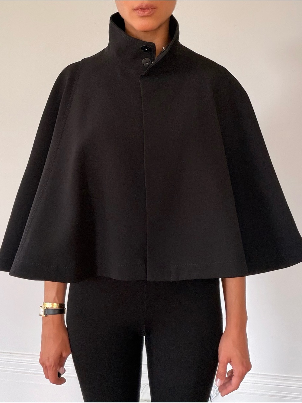 Zara Black Cape Jacket